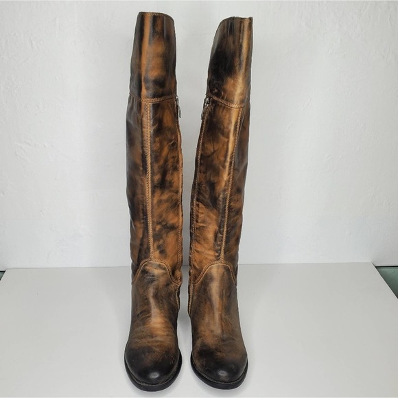 Vince Camuto Bilco Antiqued Coal Tall Riding Boots size 6B - Picture 2 of 6